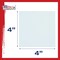 4 X 4 Inch Professional Art Canvas Board Panels 24 Pack - 8 Ounce Heavyweight Cotton Acid Free Canvases for Painting Acrylics and Watercolor (1 Case of 24 Single Canvas Painting Panels)